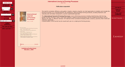 Desktop Screenshot of ijfp.revuesonline.com