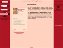 Tablet Screenshot of ijfp.revuesonline.com